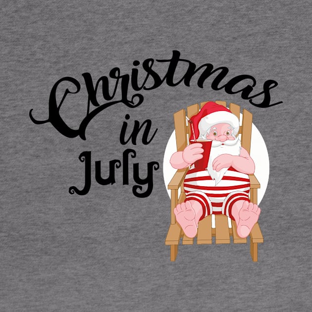 Summer Christmas Santa Funny Gift by macshoptee